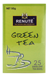 fournisseur Renute thé vert  50gr boite de 25 sachets