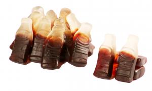 Bouteilles cola lisses Trolli Carton de 6 kg