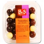 fournisseur Noisettes 3 chocolats  barquette B&S