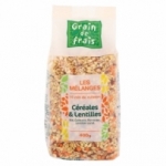 fournisseur Mélange céréale et lentille 400gr  Grain de Frais
