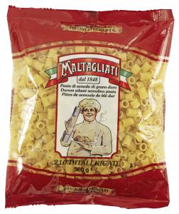 Pate Ditali Rigati N°210 MALTAGLIATI Carton de 24 x 500gr