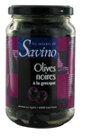 fournisseur Olive noire à la façon grecque pot 37 cl Savino