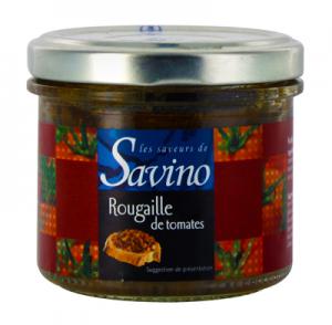 Rougaille de tomates 100g Savino  Carton 20 pot de 100gr
