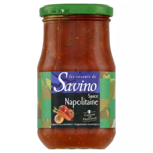 Napolitaine Sauce Savino Carton de 12 pots de 350 G