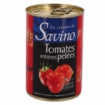 fournisseur Tomate entière  pelée au jus 1/2 SAVINO