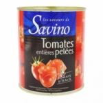 fournisseur Tomates entières  pelées au jus 4/4 Savino
