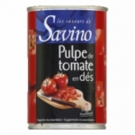 fournisseur Pulpe tomate en dés  1/2 Savino
