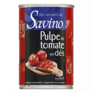 Pulpe tomate en dés  1/2 Savino CT DE 12