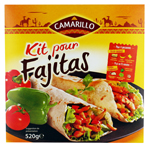fournisseur Camarillo kit fajita 520gr (x9) 
