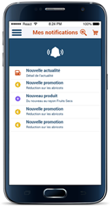 Recevoir les nouveautés Agidra sur l'appli