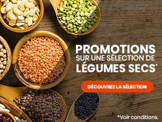Sélection de légumes secs Agidra grossiste alimentaire
