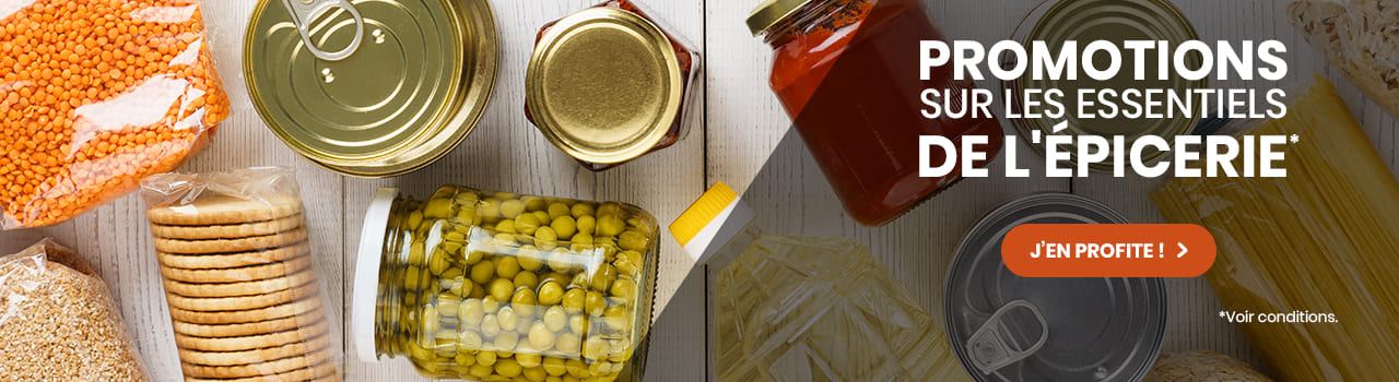 OP ESSENTIEL DE L'ÉPICERIE 25 Agidra grossiste alimentaire