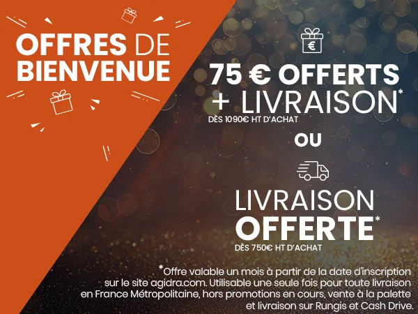 Mise en avant Welcome Pack Agidra grossiste alimentaire