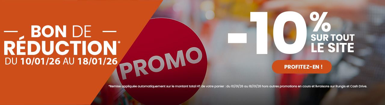 OP BR -10% SUR TOUT LE SITE Agidra grossiste alimentaire