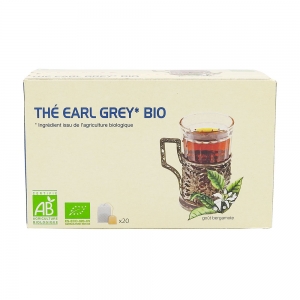 Thé Earl Grey BIO boîte 20 sachets  CT 16 BTES