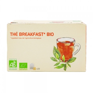 Thé english breakfast BIO boîte 20 sachets  CT 16 BTES