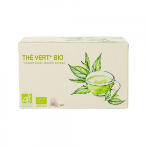 Thé vert BIO boîte 20 sachets  CT 16 BTES