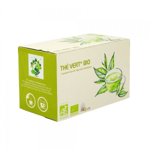 Thé vert BIO boîte 20 sachets  CT 16 BTES