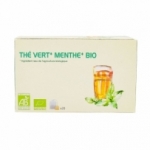 Thé vert menthe BIO boîte 20 sachets<br>