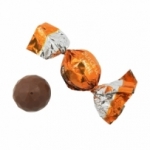 Bonbons de chocolat au lait coeur caramel<br>