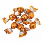 Bonbons de chocolat au lait coeur caramel  Carton de 1X3 kg