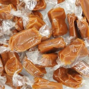 Caramels au beurre salé (sans gélatine)  Caisse de 12 X 1 Kg