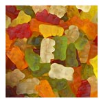 Bonbons gros oursons lisses Trolli  Carton de 8x1 kg