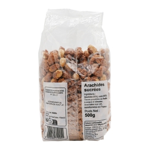 Fruits sucrés arachides paquet 500g  Carton de 24 paquets
