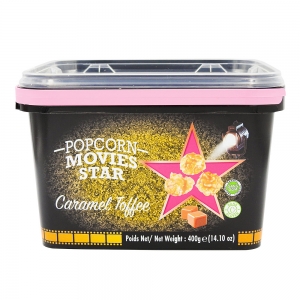 Popcorn caramel toffee France seau 400g  BOX de 42 seaux