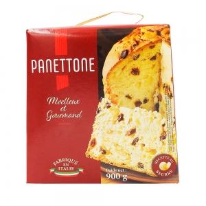 Panettone pur beurre boîte 900g  CT 12