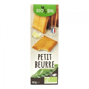 Biscuits petit beurre BIO paquet 167g CARTON DE 12 UVC