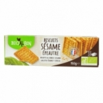 Biscuits épeautre sésame BIO<br>paquet 150g