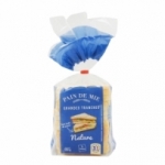 Pain de mie grandes tranches France paquet 550g<br>