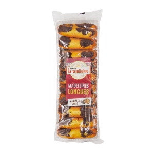 Madeleines longues marbrées pqt 250g La Trinitaine Carton de 18x250g