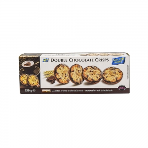 Galettes suédoises double chocolat paquet 150g  CT DE 12