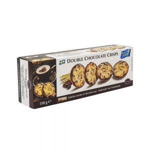 Galettes suédoises double chocolat paquet 150g  CT DE 12