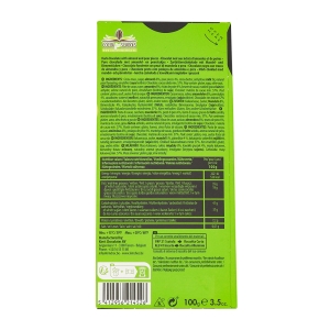 Chocolat noir poires & amandes 100g  CT 12TAB
