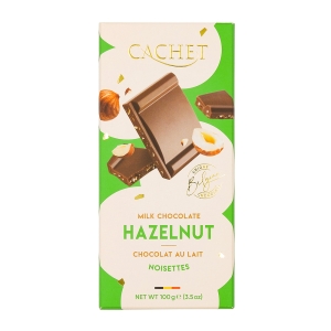 Chocolat au lait & noisettes 100g  CT 12TAB
