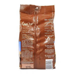 Palets de chocolat lait dessert  sachet 200g CT 10 TAB