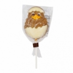 Sucettes en chocolat poussins display de 24<br>