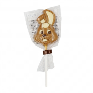 Sucettes en chocolat lapins display de 24  DISPLAY  de 24