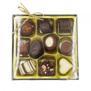 Assortiment de chocolats Lait & Noir boite 265g  CARTON DE 12 BOITES
