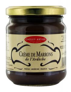 Crème de marrons d'Ardèche  pot 250g carton de 12