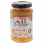 Confiture clémentines-oranges de Corse  pot 315g CT 6 POTS