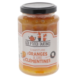 Confiture clémentines-oranges de Corse  pot 315g CT 6 POTS
