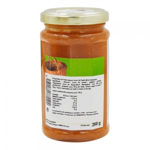 Préparation de fruits BIO abricot  pot 260g CT 6 POTS