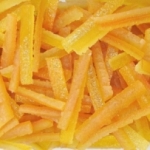 Lamelles d'écorces d'oranges confites<br>