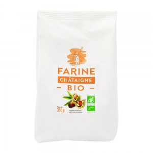 Farine de châtaignes BIO paquet 350g  CT DE 10