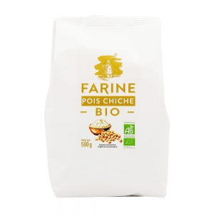 Farine de pois chiche BIO paquet 500g  CT DE 10