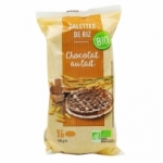 Galettes de riz chocolat au lait BIO  paquet 100g carton de 12 * 100g